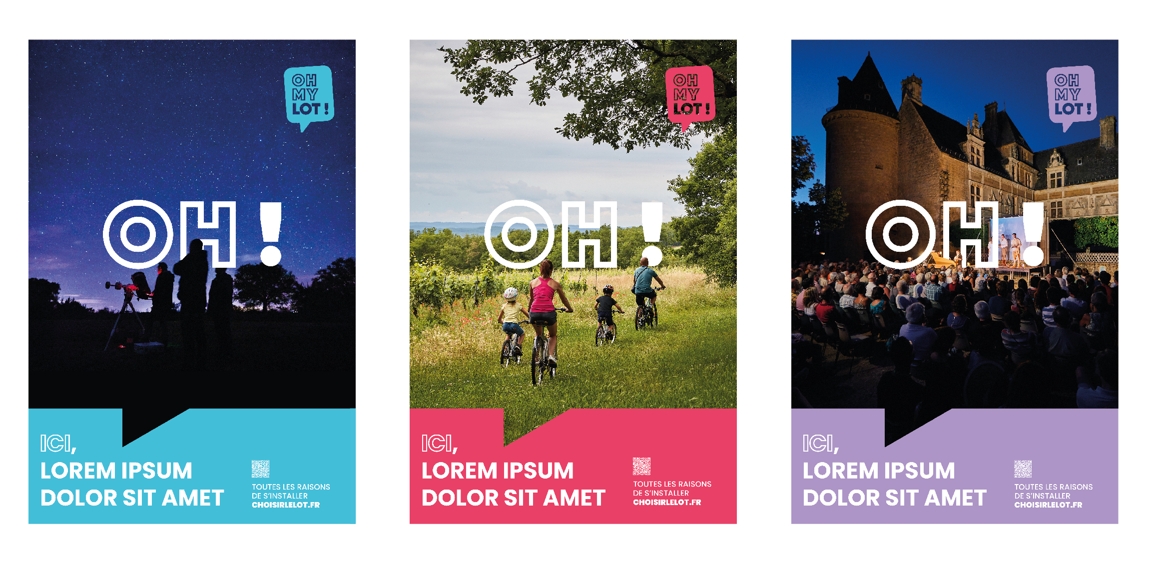 affiches Oh my lot ! Oh my lot ! campagne d'affichage